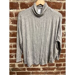 Wynne Layers Women's Size XS Gray Turtleneck Long Sleeve Tunic Top